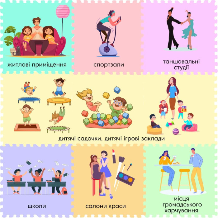 Підлога пазл - модульне покриття для підлоги чорне 600x600x10мм SW-00001169