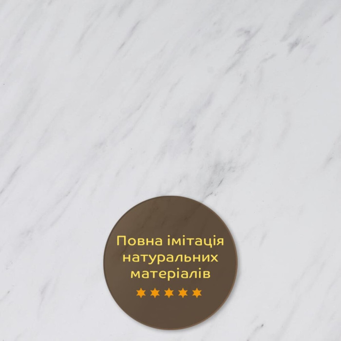 Декоративна ПВХ плита 600х600х3мм Білий мармур (S) SW-00001620