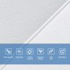 Панель стеновая 3D 700х700х5мм Lichi square white (D) SW-00001802